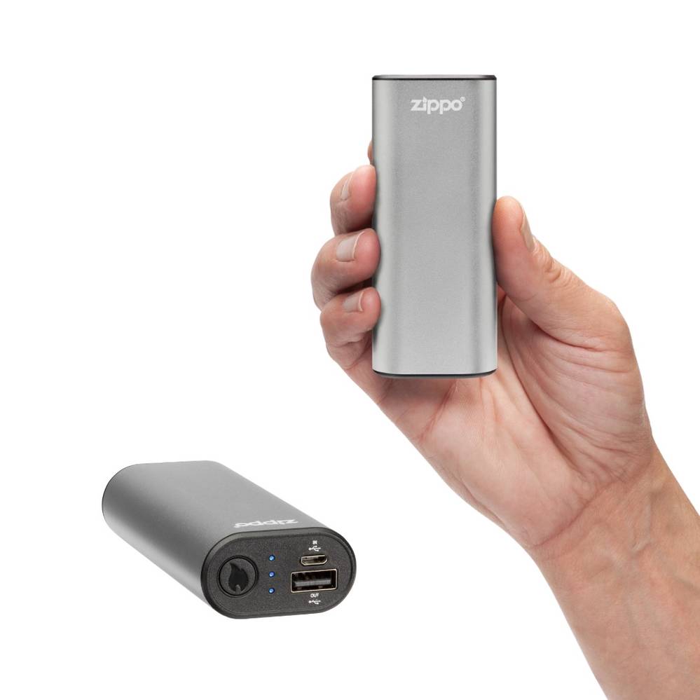 Перезаряжаемый грелка для рук Zippo + внешний аккумулятор (6 ч) — изображение 3